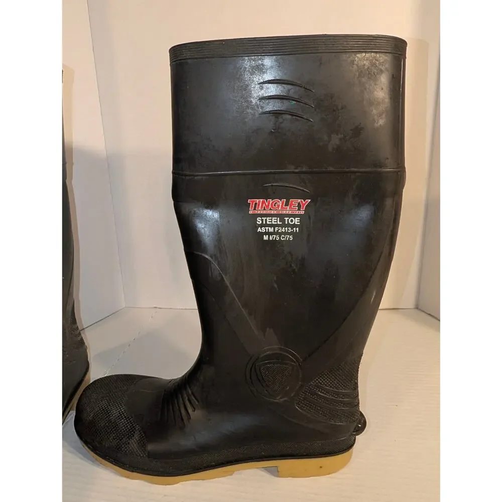 Tingley Steel Toe Rubber Boots ASTM F2413-11 m 2/75 C/75 Mens 10